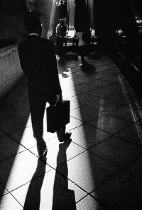 The businessman, 1994 in Manhattan - New York, photograph by Bruno DAlimonte The businessman, 1994 in Manhattan - New York, photograph by Bruno DAlimonte