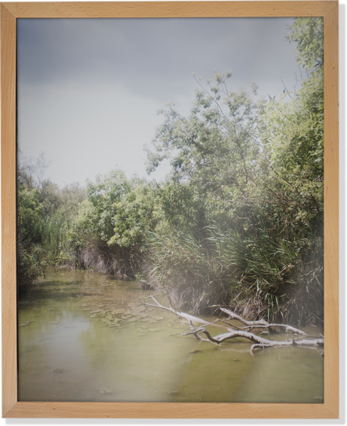 "Le Marais", impression pigmentaire encadrée.